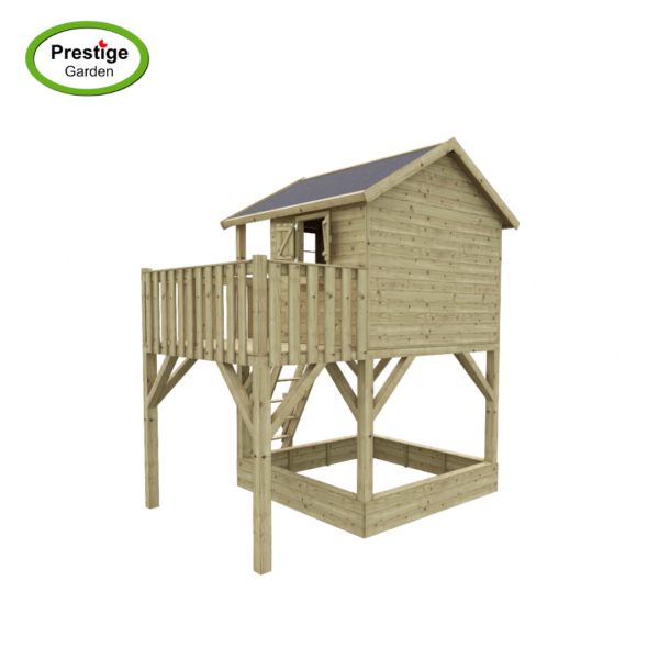 Houten speelhuis Big house XL - Prestige Garden - Afbeelding 3