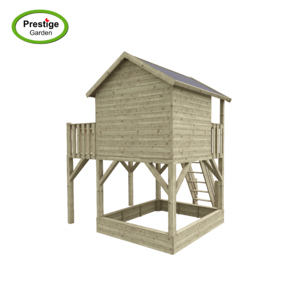 Houten speelhuis Big house XL - Prestige Garden - Afbeelding 4