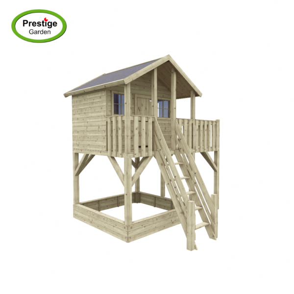 Houten speelhuis Big house XL - Prestige Garden - Afbeelding 5