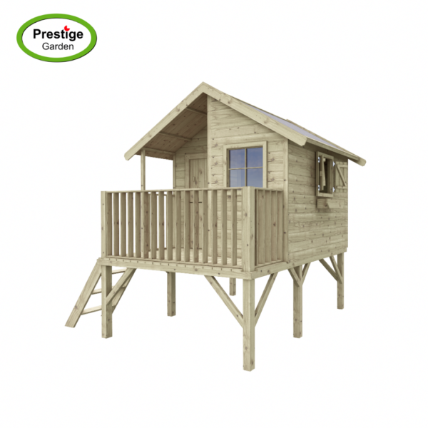 Houten speelhuis Brussel - Prestige Garden - Afbeelding 5