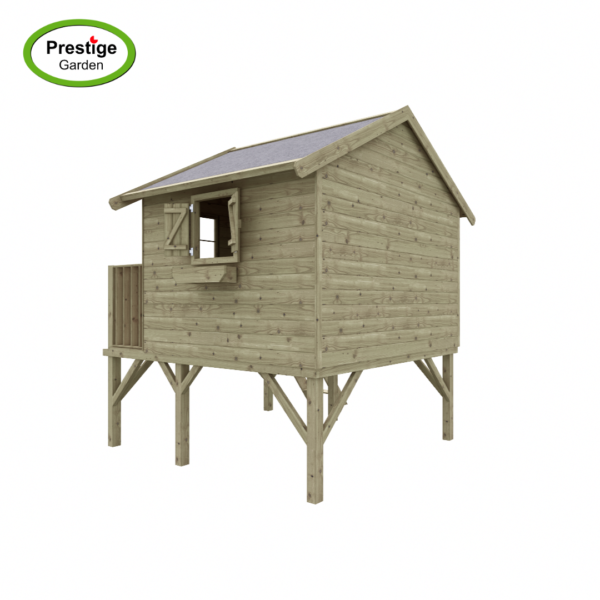 Houten speelhuis Brussel - Prestige Garden - Afbeelding 6