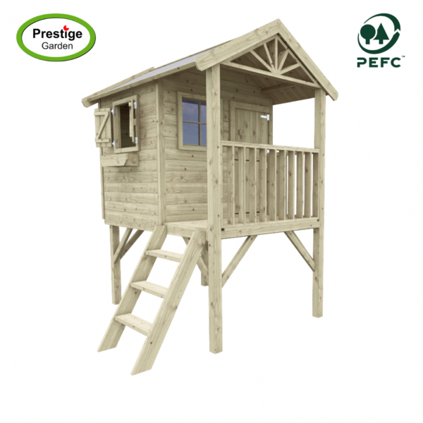 Houten speelhuis Funny XL - Prestige Garden