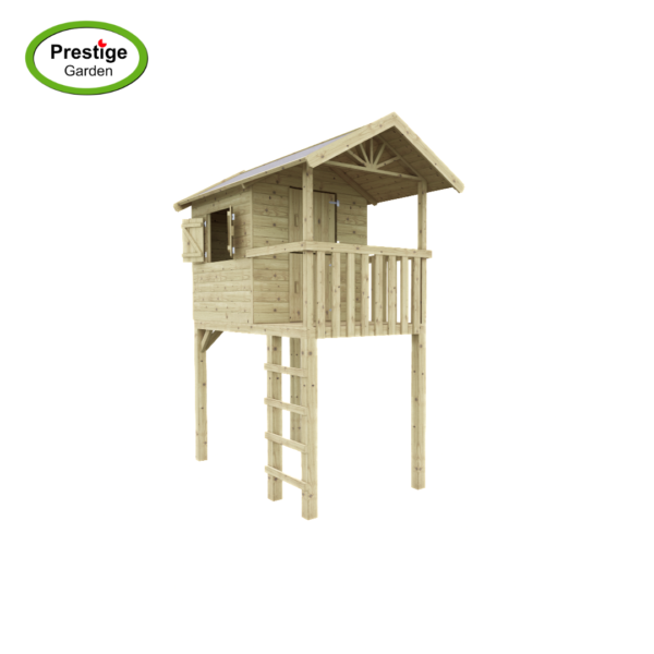 Houten speelhuis Treehut - Prestige Garden - Afbeelding 2