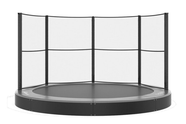 Akrobat Primus Flat to the ground Trampoline 244 Zwart