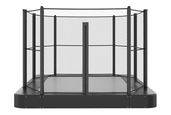 Akrobat Primus Flat to the ground Trampoline 305x183 Antraciet