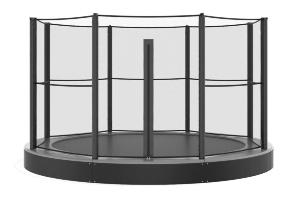 Akrobat Primus Flat to the ground Trampoline 244 Zwart