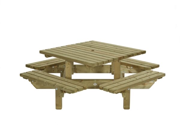 Picknicktafel Vierkant 195x195cm