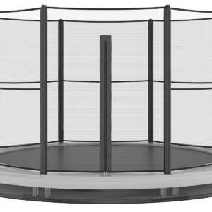 Akrobat Orbit Inground Trampoline 244 Antraciet - Incl. Veiligheidsnet