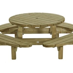 Picknicktafel Rond 210cm