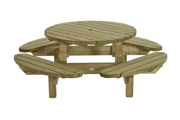 Picknicktafel Rond 210cm