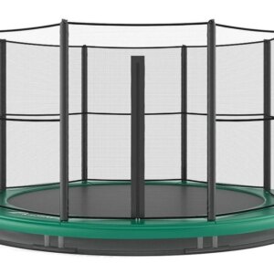 Akrobat Orbit Inground Trampoline 244 Groen - Incl. Veiligheidsnet