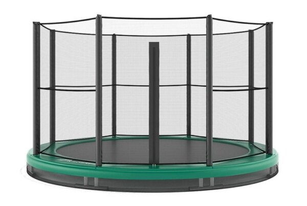 Akrobat Orbit Inground Trampoline 244 Groen - Incl. Veiligheidsnet