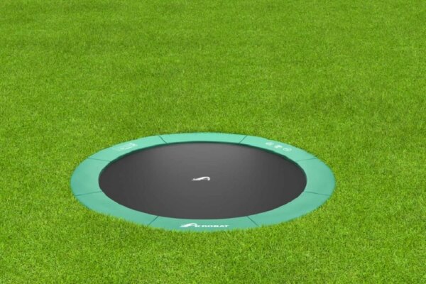 Akrobat Orbit Flat to the ground Trampoline 244 Groen